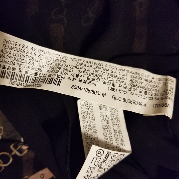 NWT Zara Basics long Tunic / dress. Sz M - Picture 3 of 9